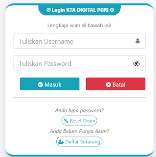 Register PGRI Buol - Persatuan Guru Republik Indonesia Cabang Buol